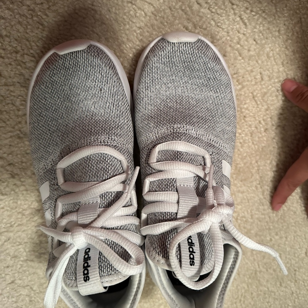 Adidas White and Gray Sneakers